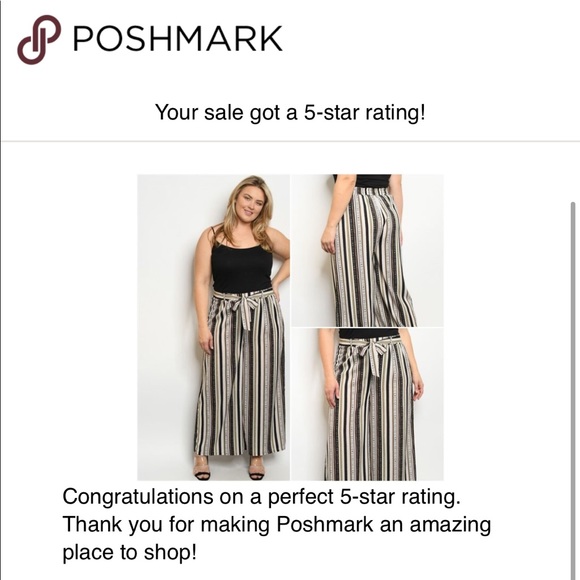 BLACK MULIT STRIPES PANTS - Picture 5 of 5